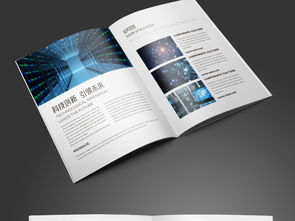 简约大气蓝色科技公司软件开发宣传册模板